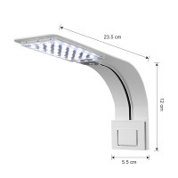 Clip ledlamp wit